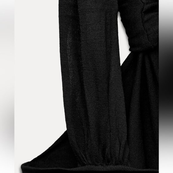 ZARA KNOTTED TOP WITH GOLDEN APPLIQUÉ - Picture 8 of 8